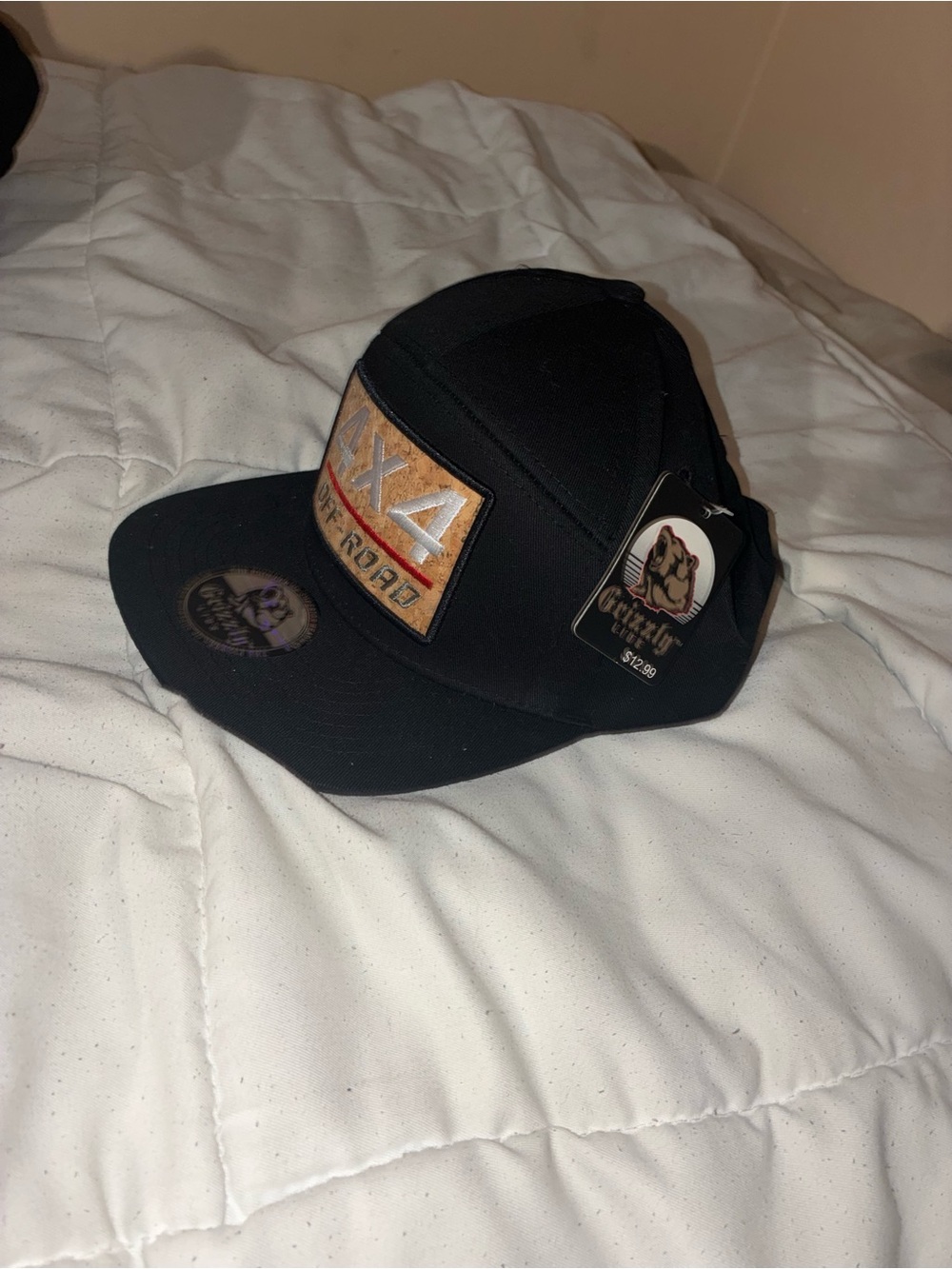 4x4 Off-Road Black Patch Snapback Hat